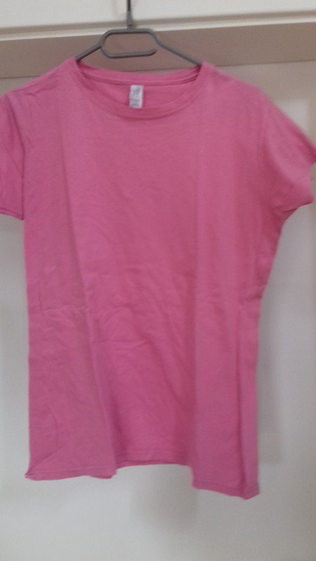 pinkfarbenes T-Shirt von Gildan Gr. 38