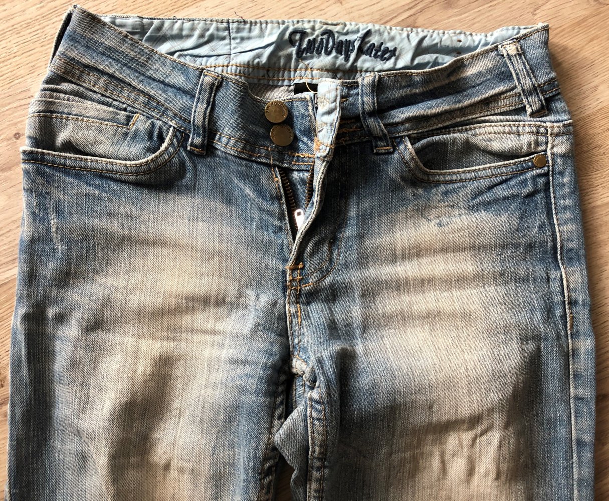 Jeanshose lang