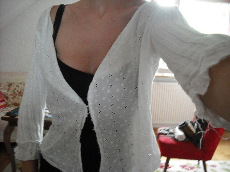 Strickjacke aus Baumwolle