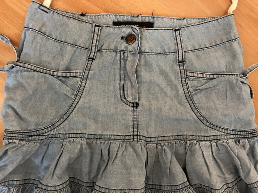 Jeans minirock größe XS