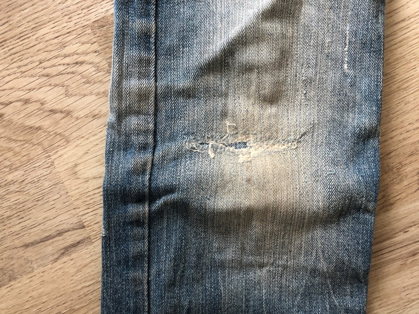 Jeanshose lang