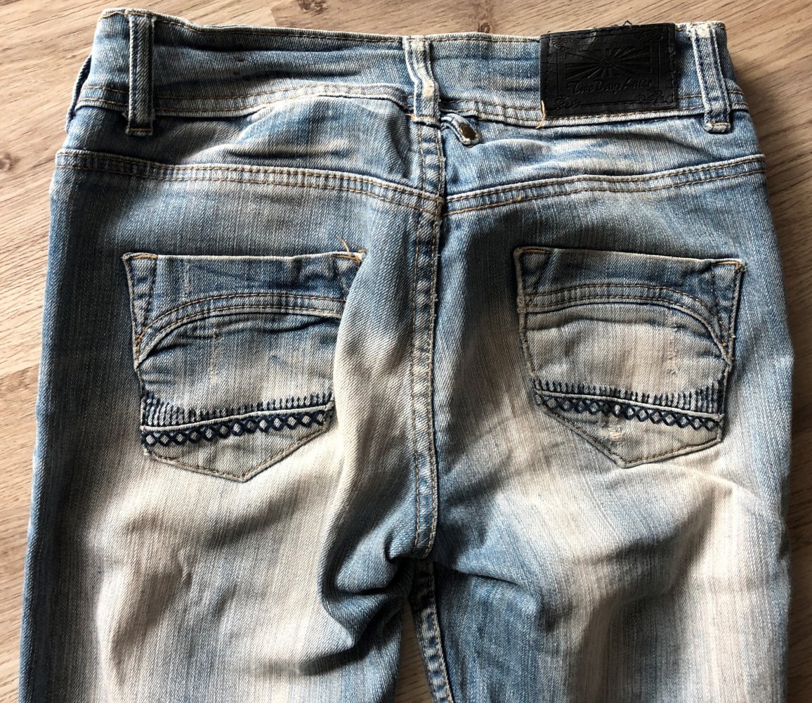 Jeanshose lang