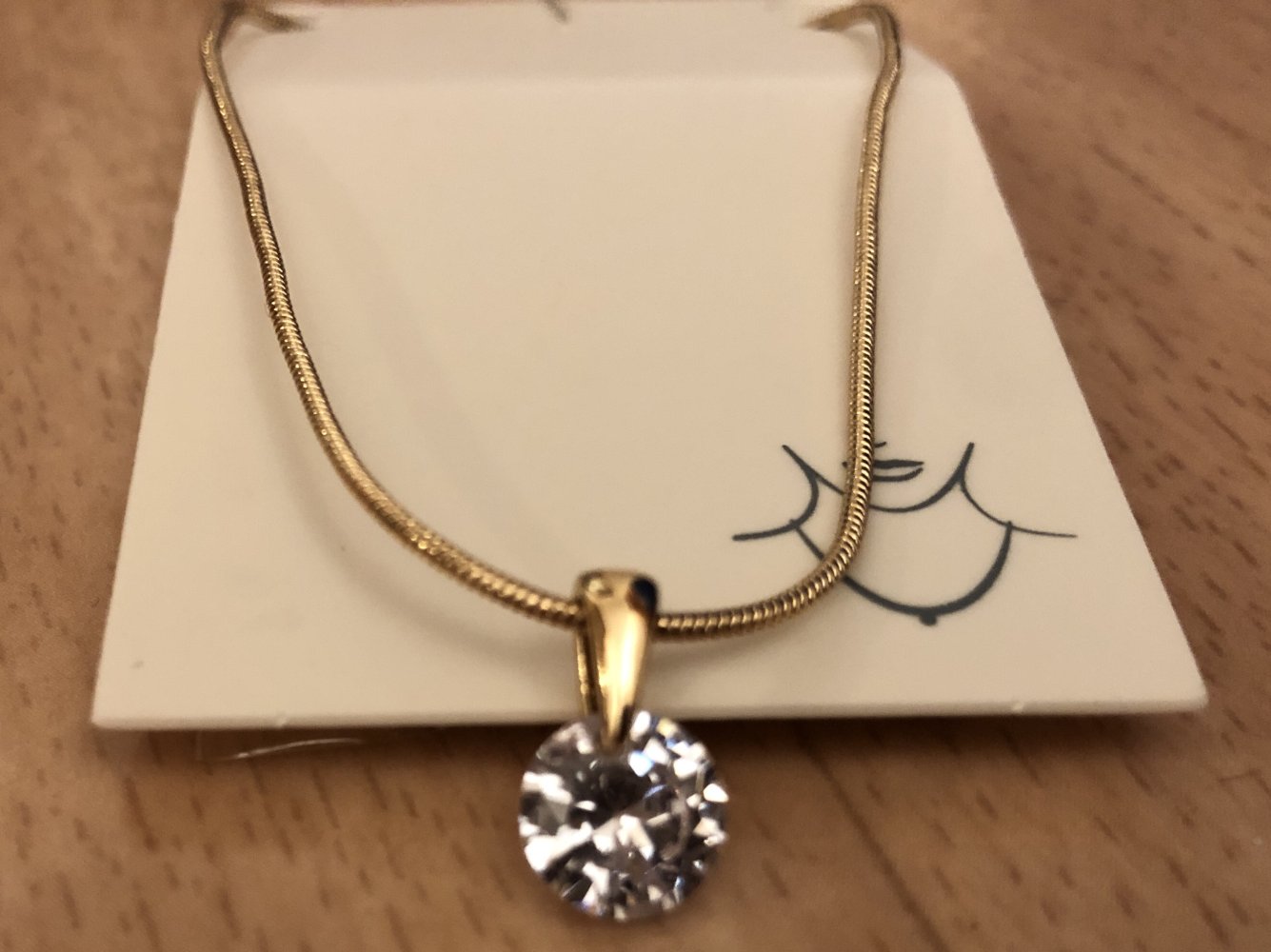 Zirconia Halskette neu 