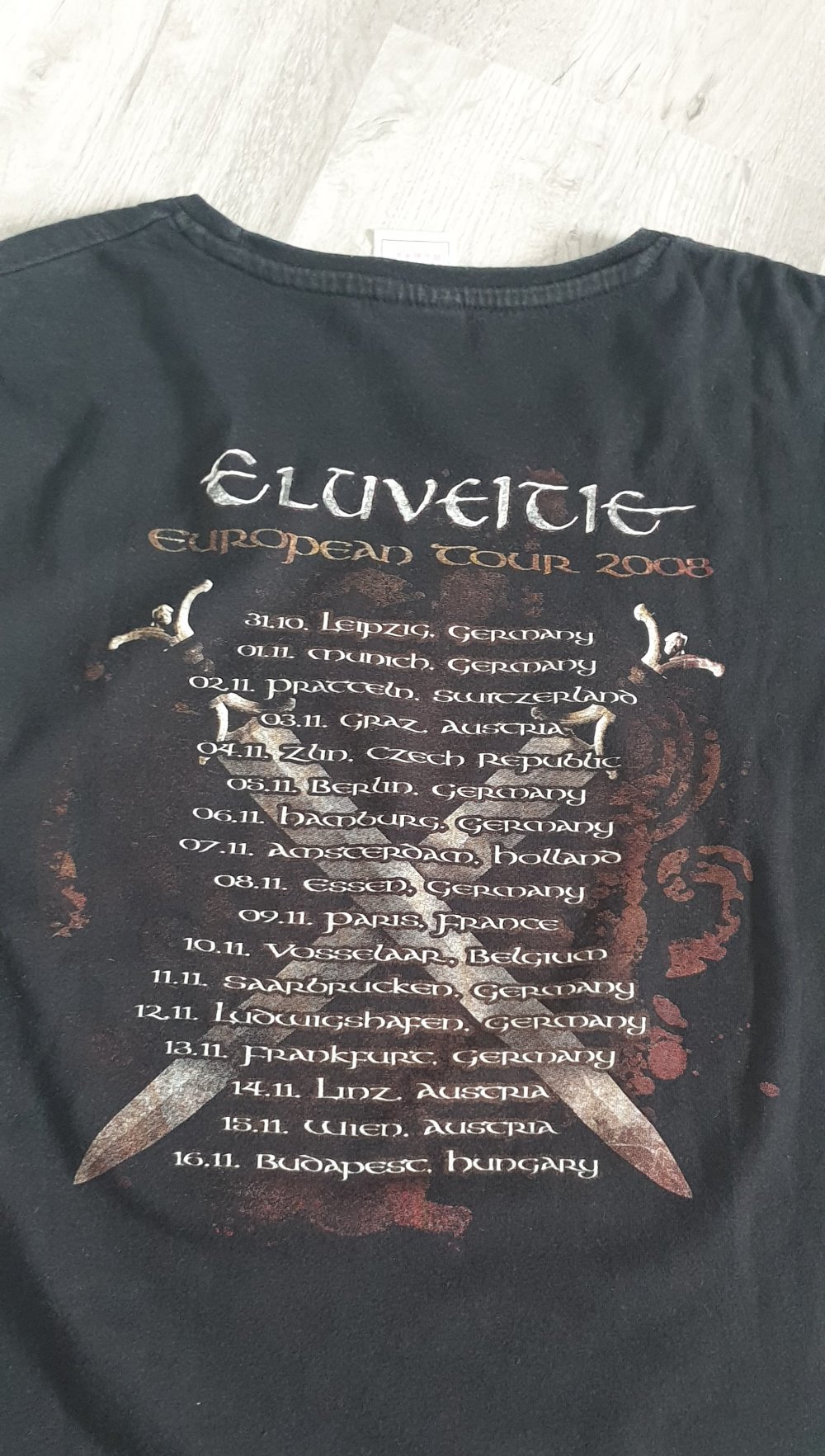 Girlie-Shirt Eluveitie Tour 2008