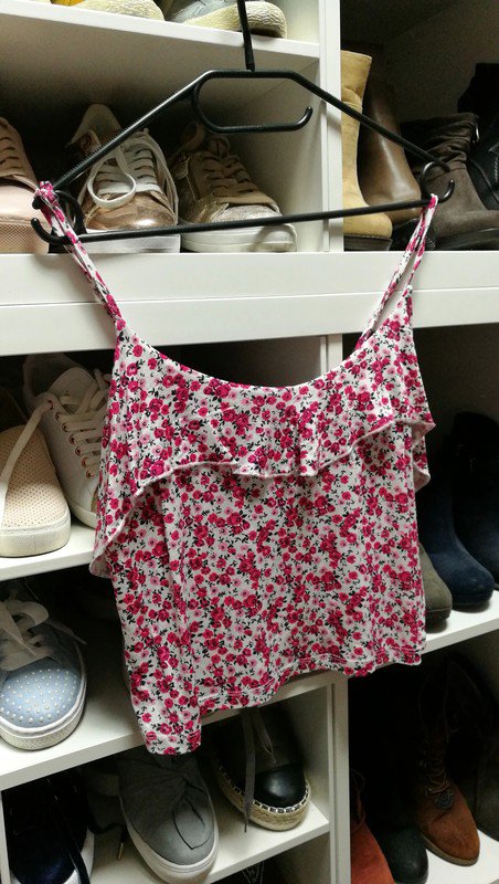 Cropped - top Blümchen