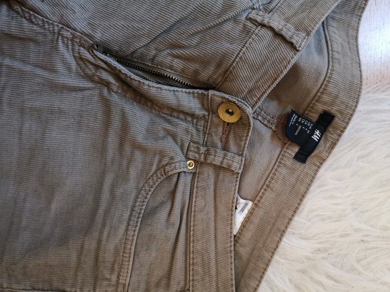 Beige cord Hose