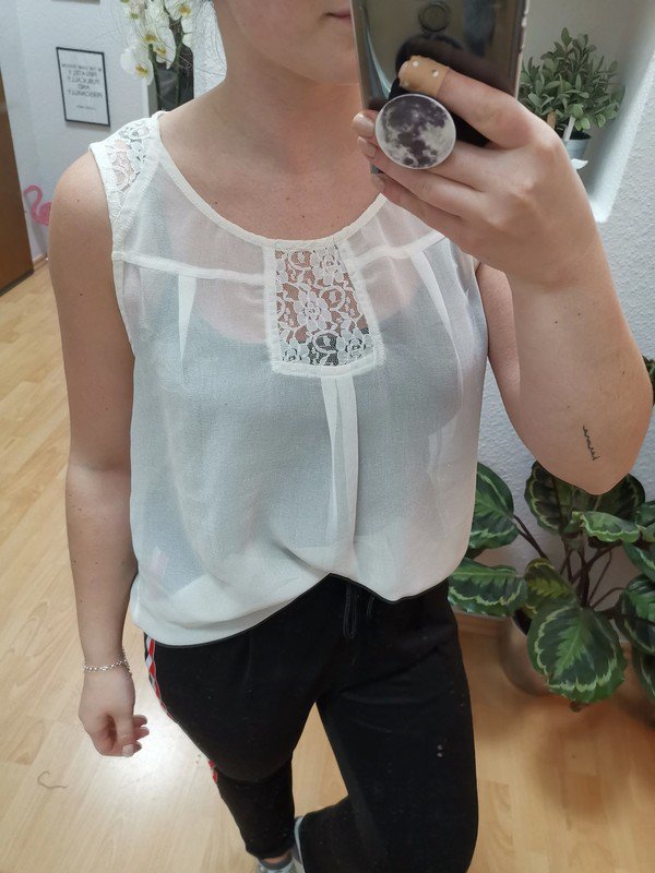 Weiße Bluse