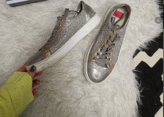 Rieker Silber metallic sneaker