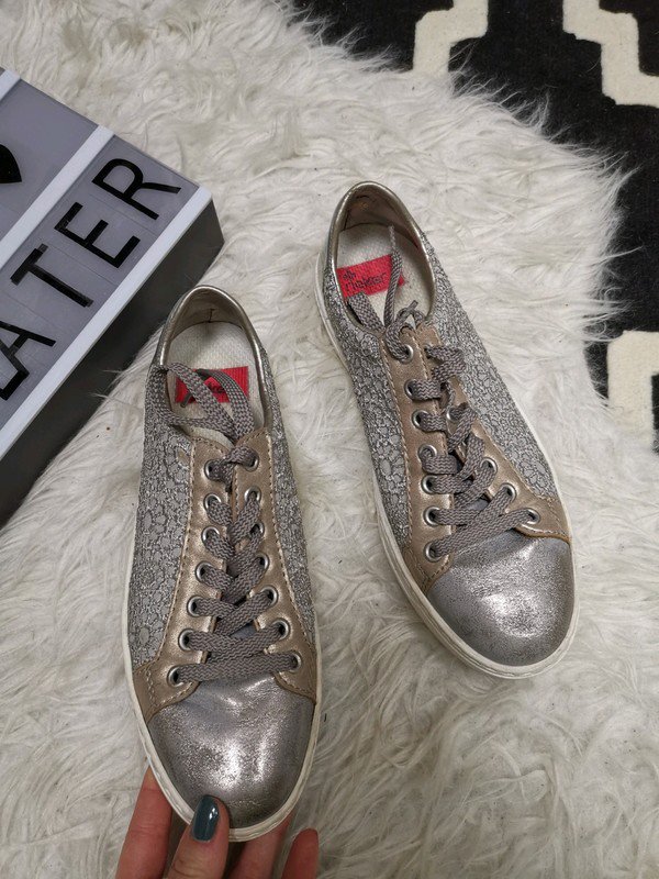 Rieker Silber metallic sneaker