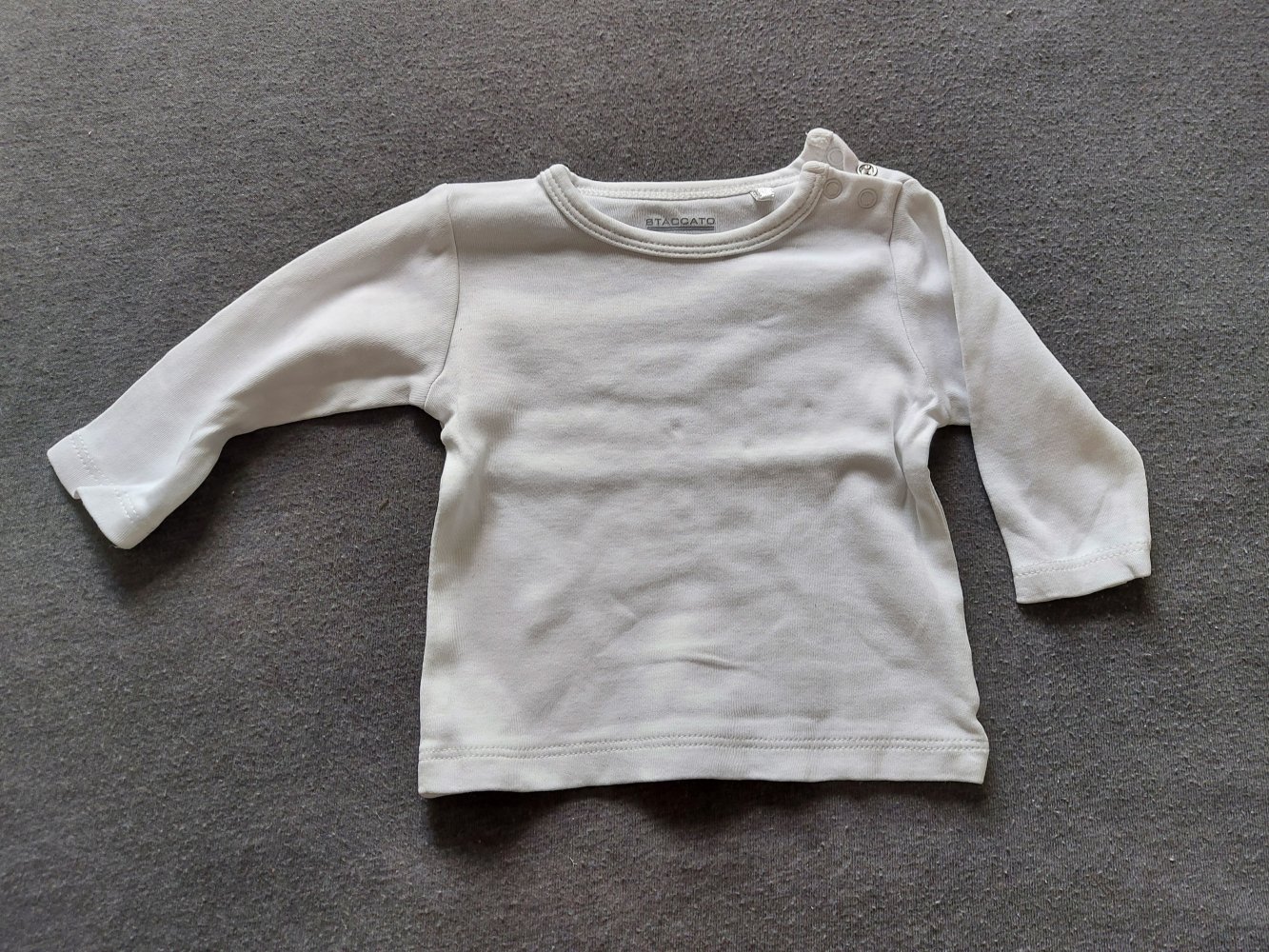 Weißer Langarmpullover Gr. 50