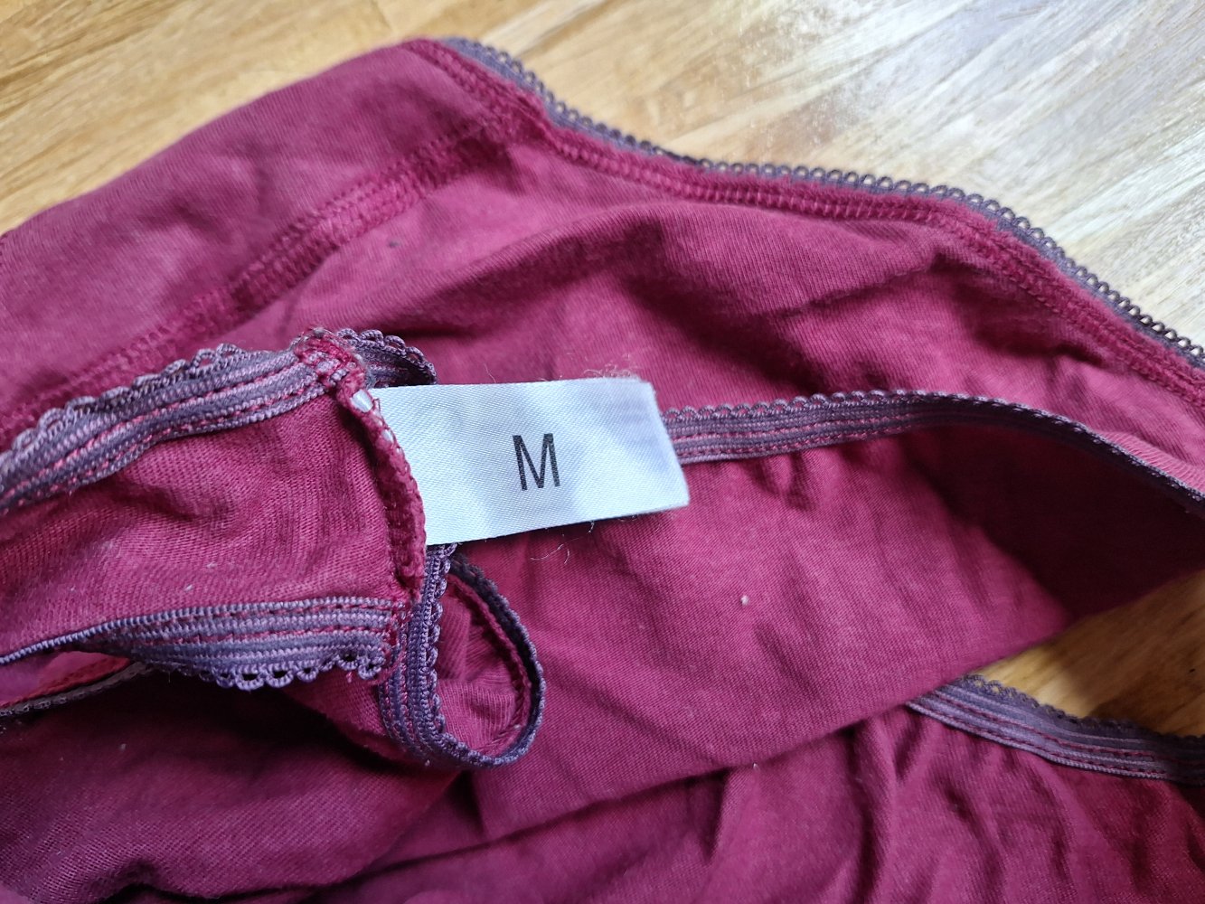 schwarze Unterhose / Schlüpfer Gr. M