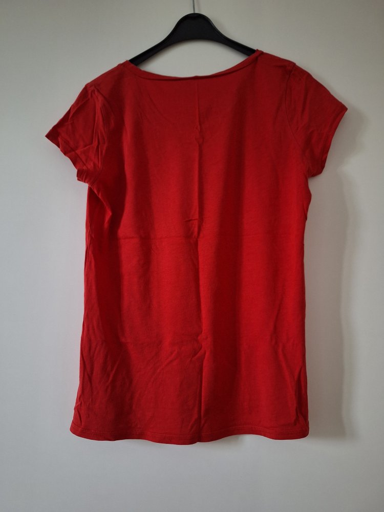 rotes T-Shirt New York City Girl, Gr. M