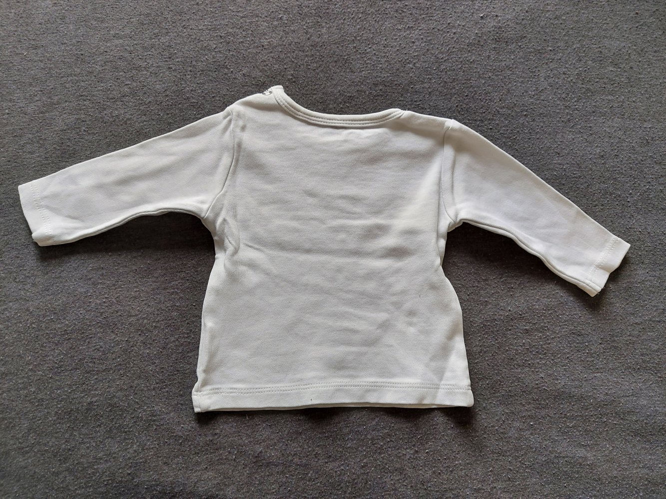 Weißer Langarmpullover Gr. 50