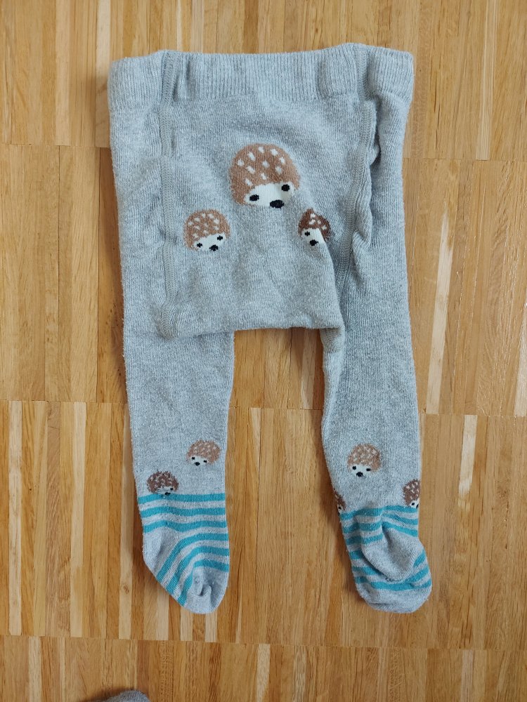 Babystrumpfhose mit Igeln, Gr. 62-68