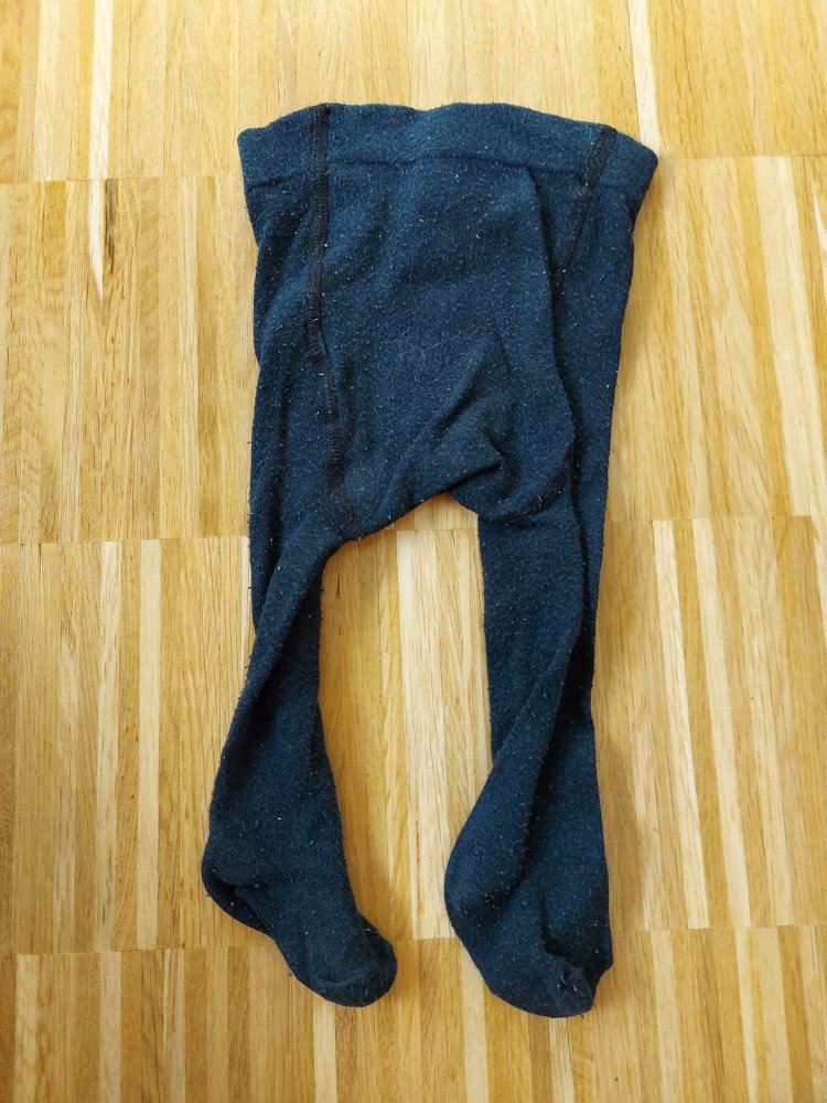 dunkelblaue Babystrumpfhose Gr. 56