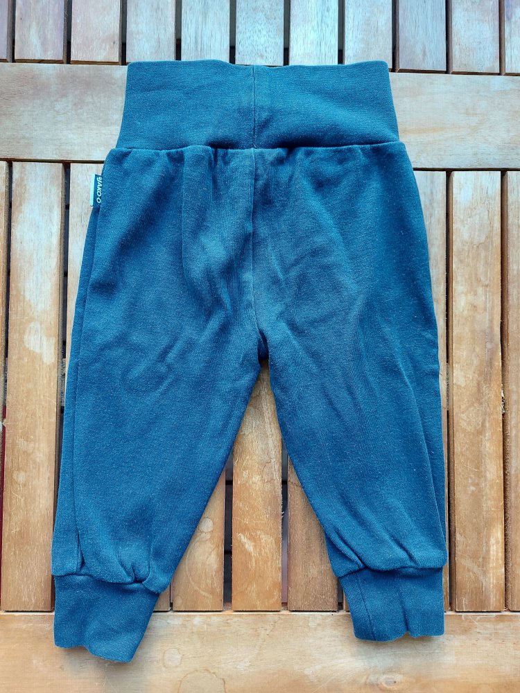 dunkelblaue Babyjogginghose mit breitem Bund, Gr. 68/74