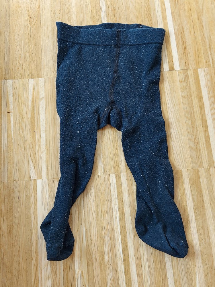 dunkelblaue Babystrumpfhose Gr. 56