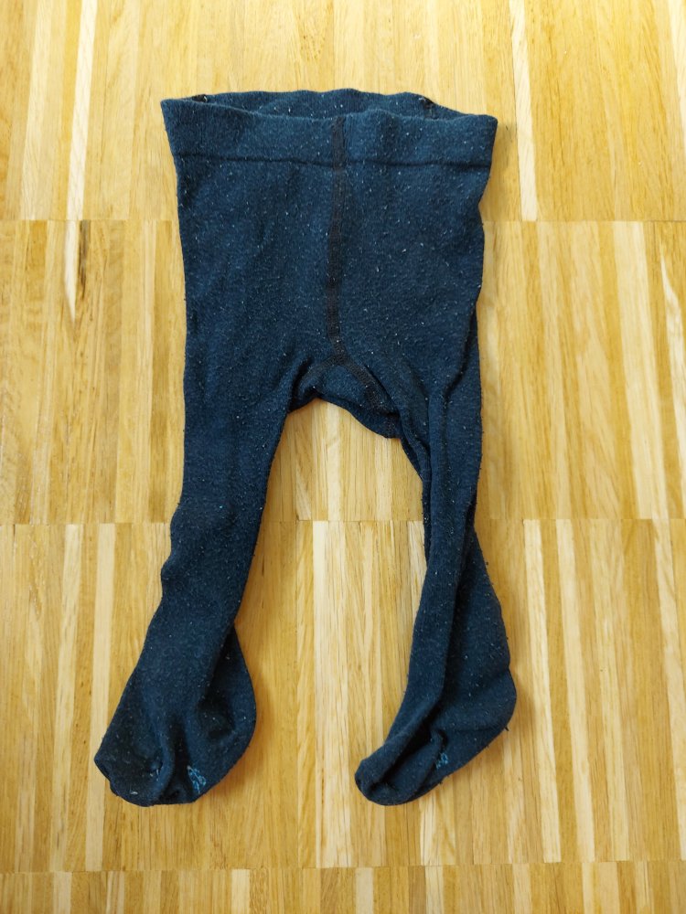 dunkelblaue Babystrumpfhose Gr. 56