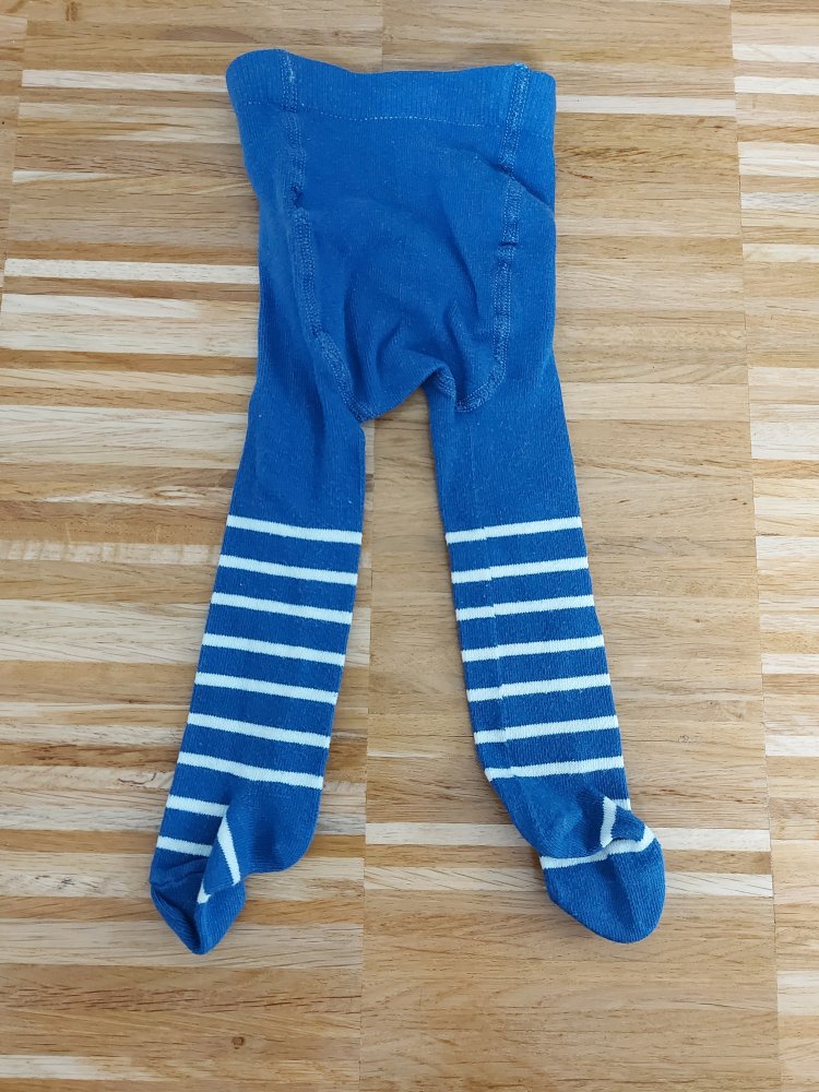 blauweiß gestreifte Babystrumpfhose Gr. 62/68*neuwertig