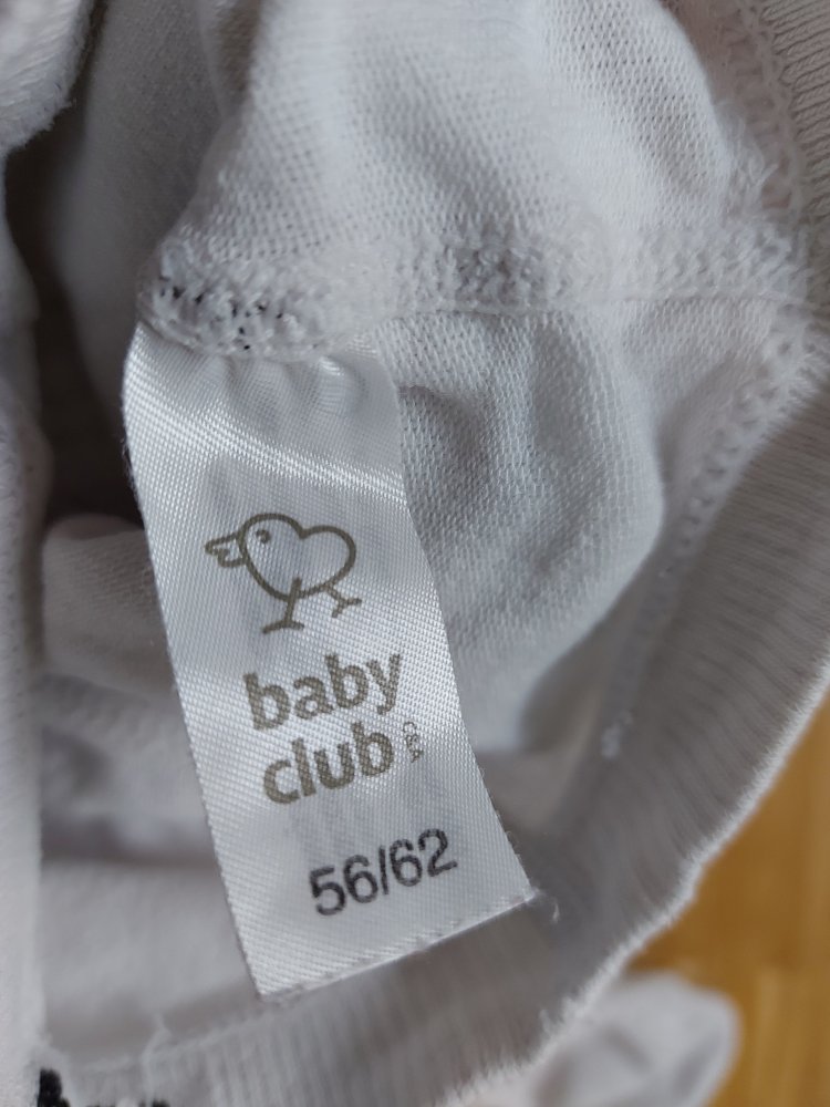 weiße Baby-Strumpfhose mit süßem Herzchenmuster Gr. 56/62
