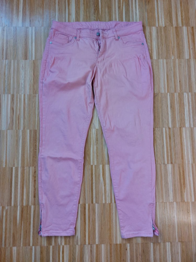 apricotfarbene Damenhose /lachsfarben Gr. 40 von Montego