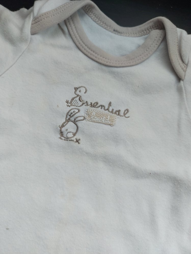 Kurzärmliger Babybody Sommerbody unisex Gr. 62