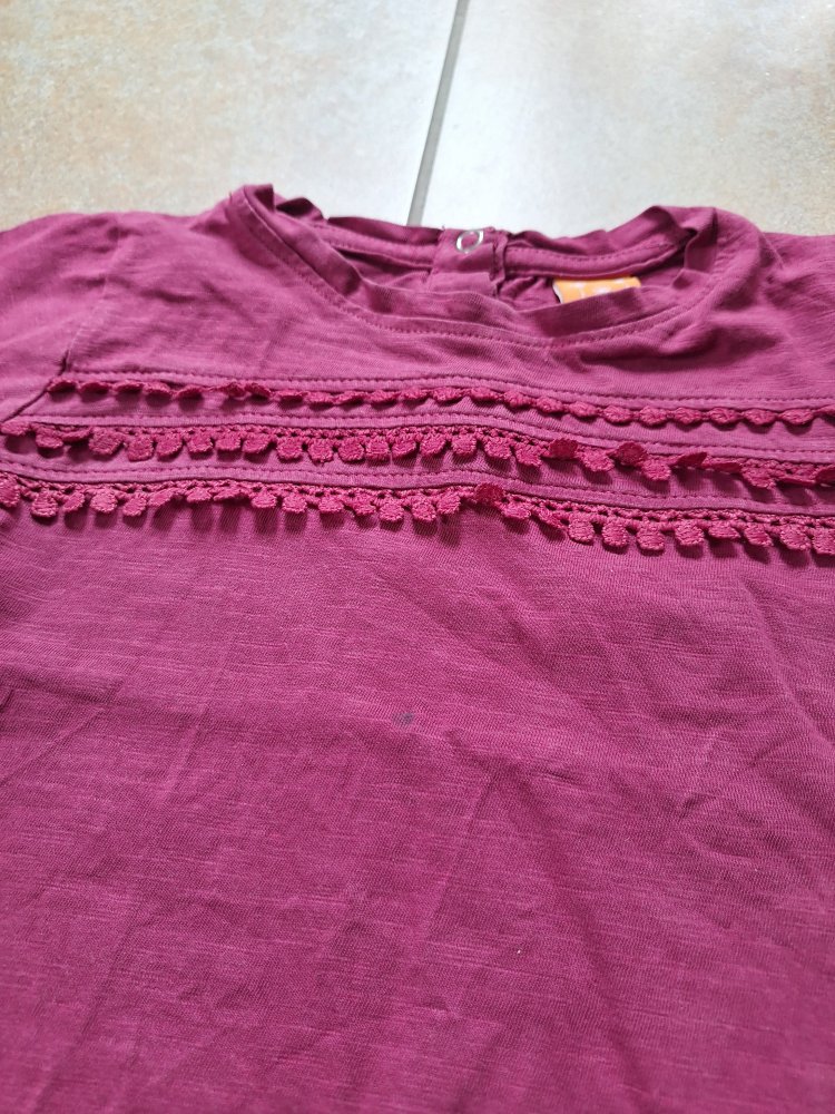 weinroter Longsleeve/Sweatshirt, Gr. 92