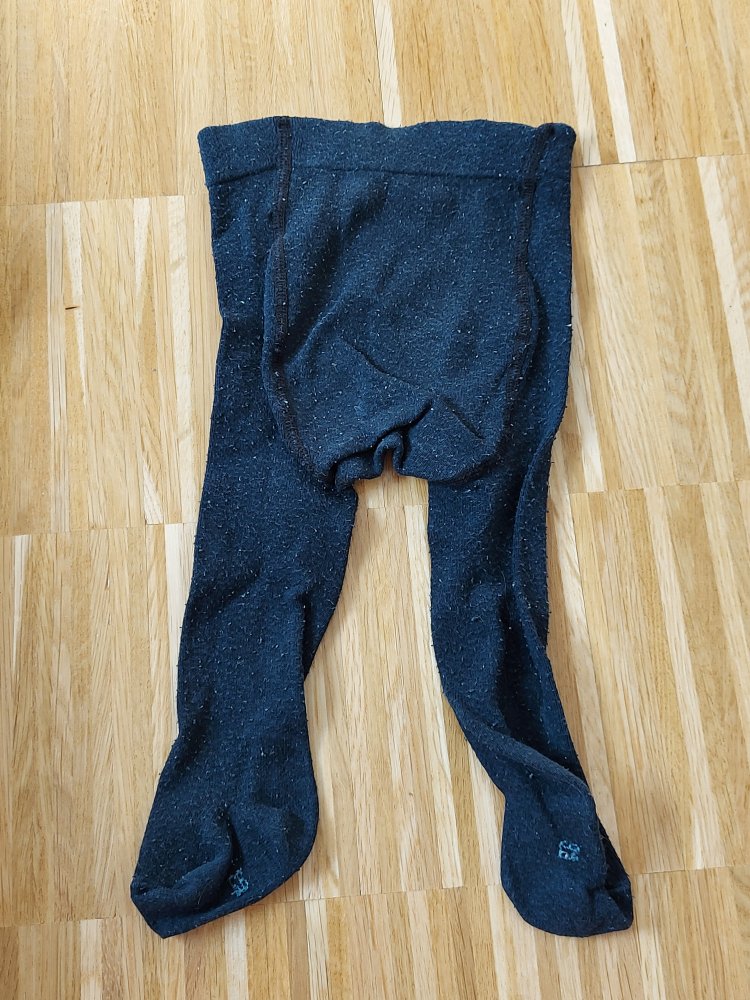 dunkelblaue Babystrumpfhose Gr. 56