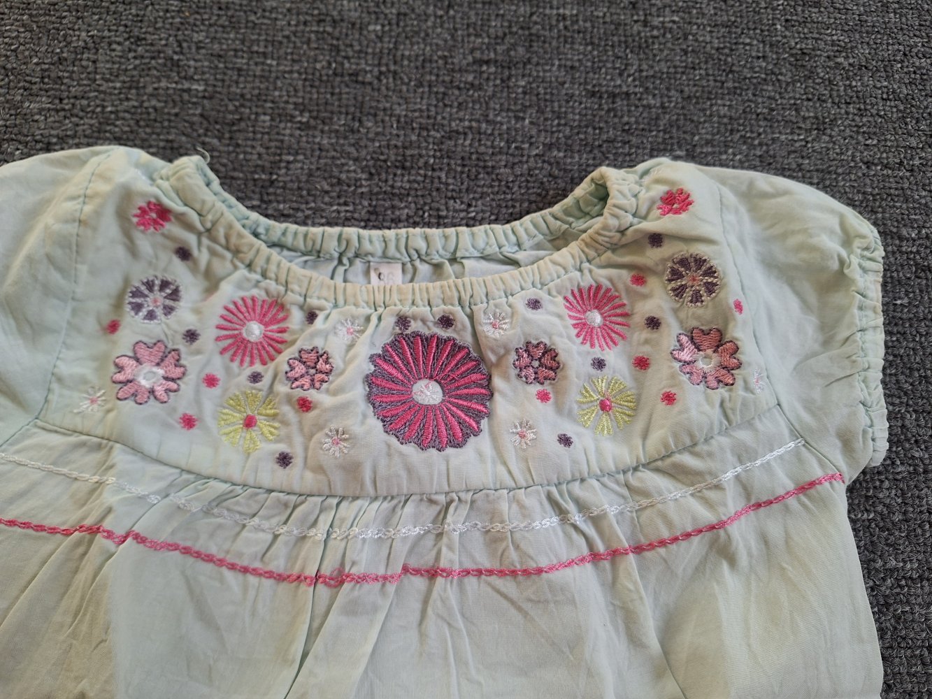 Sommershirt mit Blumen, Gr. 86