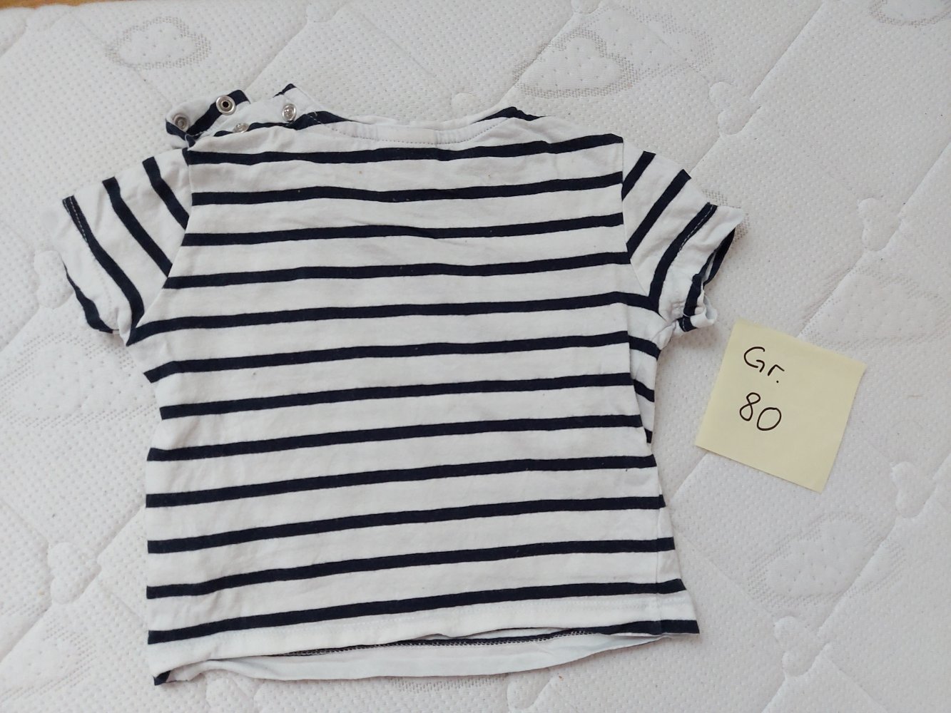 gestreiftes Baby-T-Shirt von Zara Baby, Gr. 80
