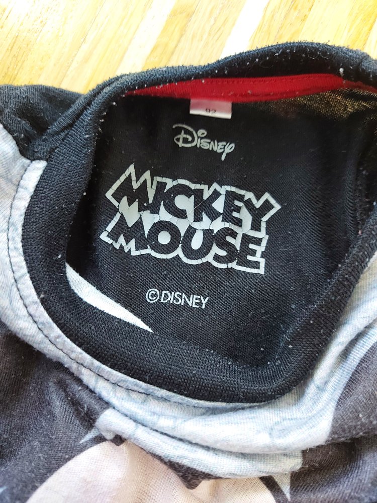ärmelloses Muscle-Shirt mit Mickey Mouse, Gr. 92 / Achselshirt / Unterhemd
