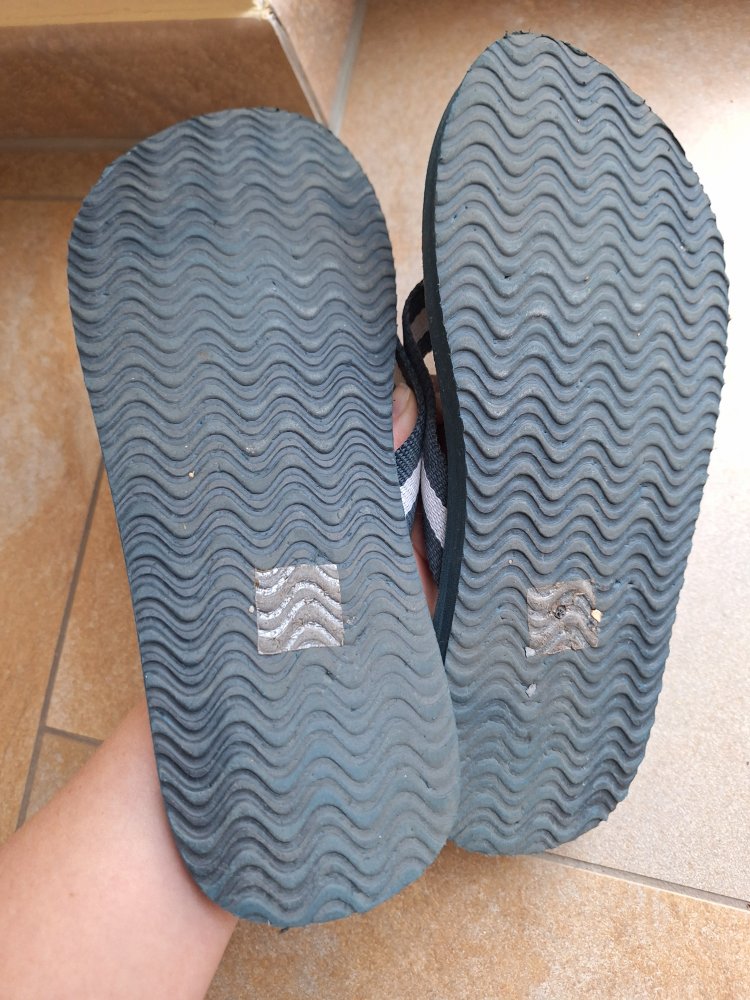 Herren Flip Flops / Zehentrenner dunkelblau, Gr. 43