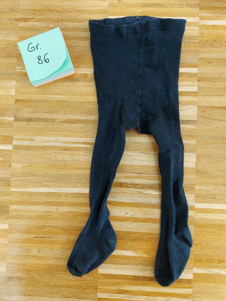 dunkelblaue Babystrumpfhose, Gr. 80-86