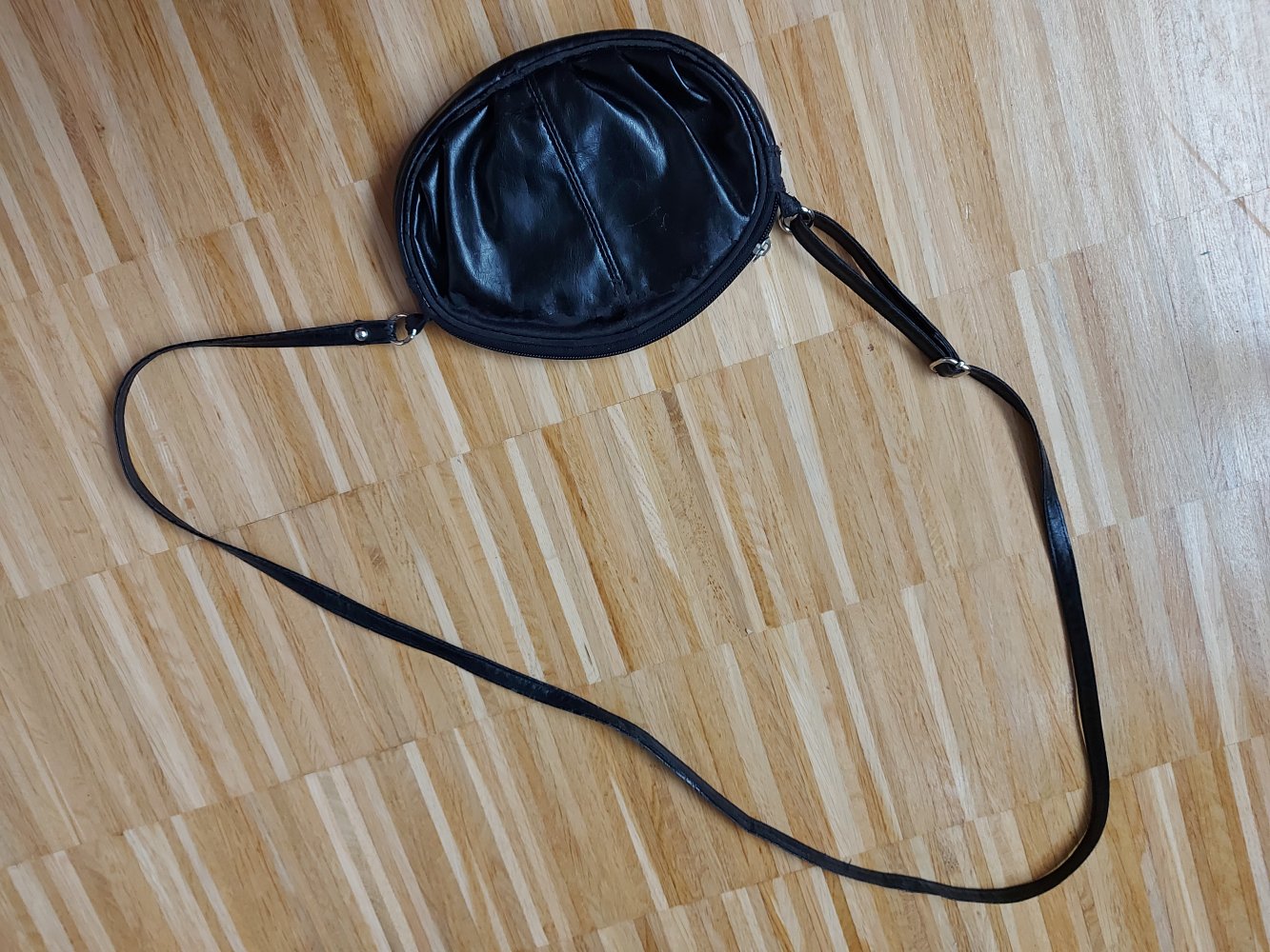 Kleine schwarze Handtasche Schultertasche