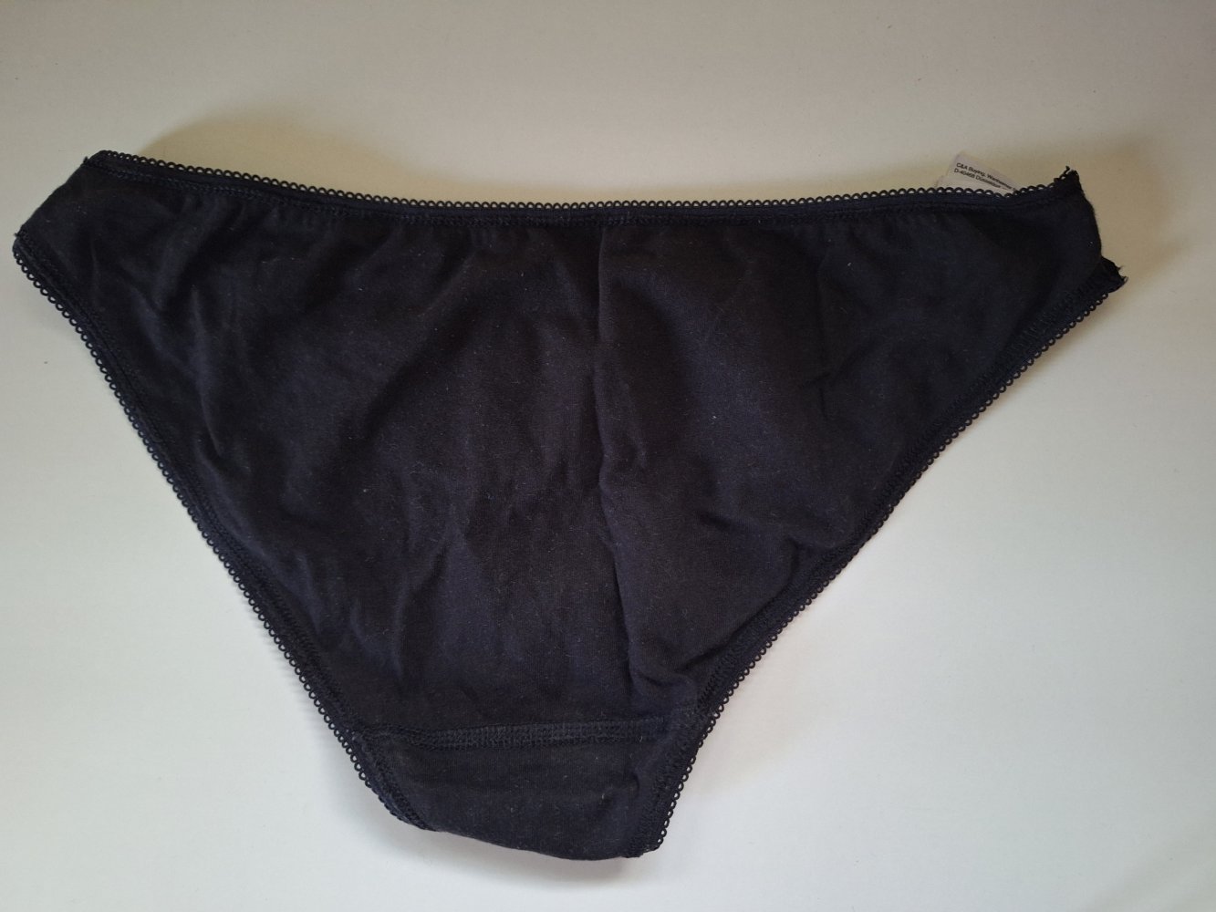 schwarze Unterhose / Schlüpfer Gr. M