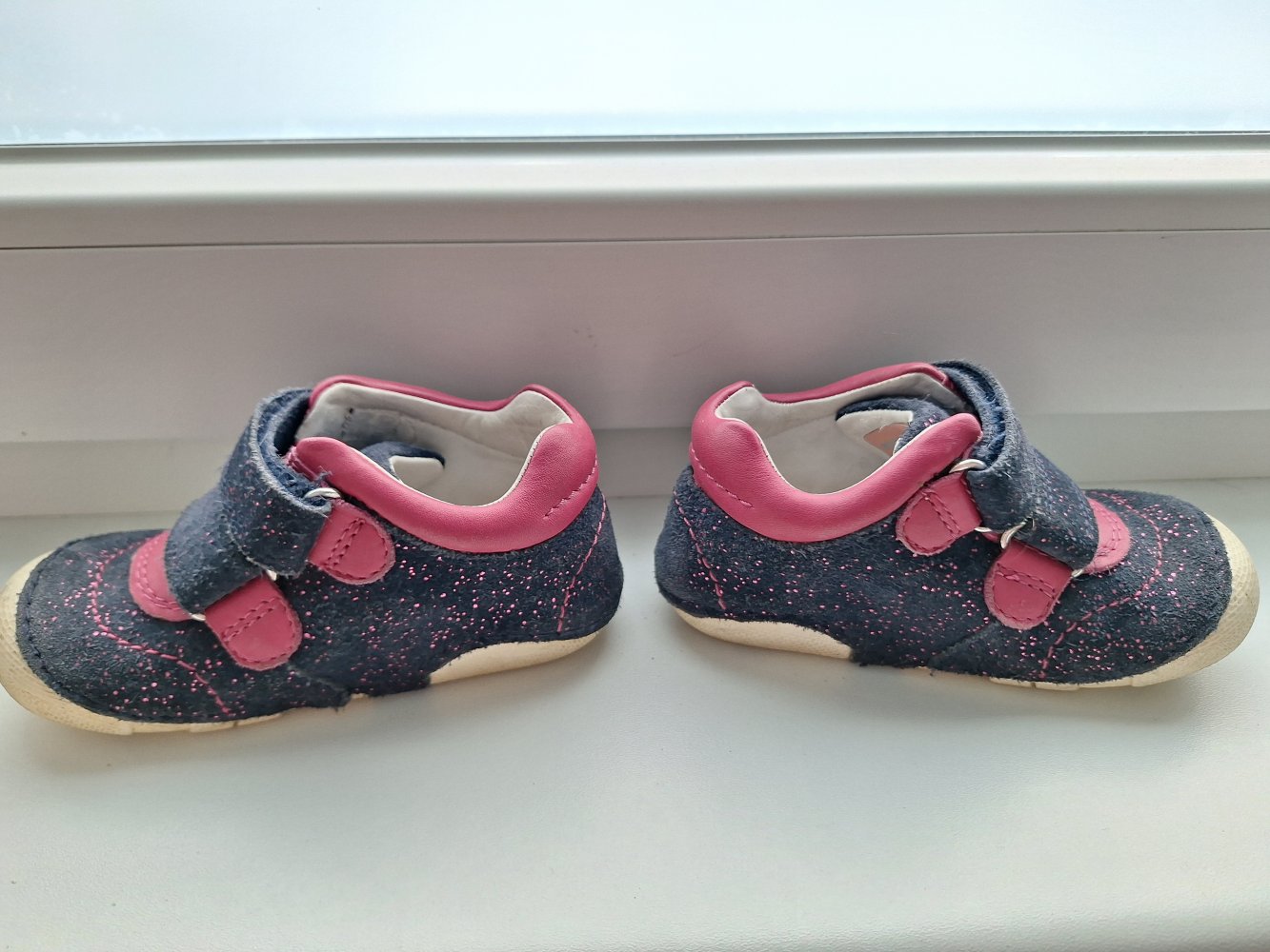 elefanten Lauflernerschuhe Gr. 21 mit Glitzer und Herzen