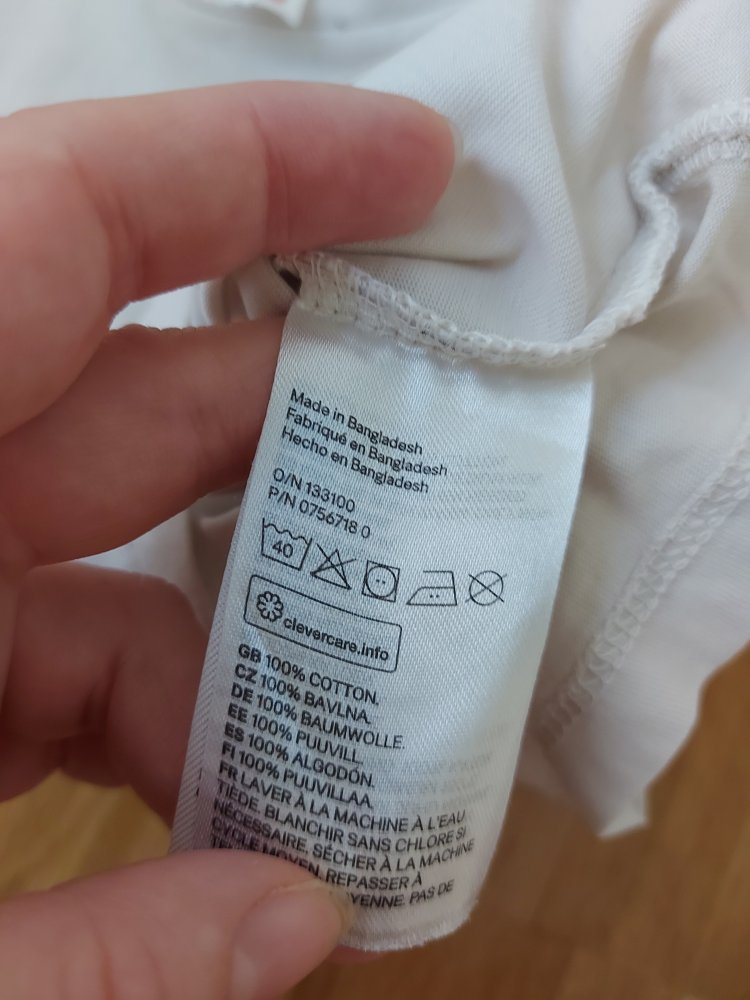 langärmliger weißer Babypullover Gr. 86 Longsleeve