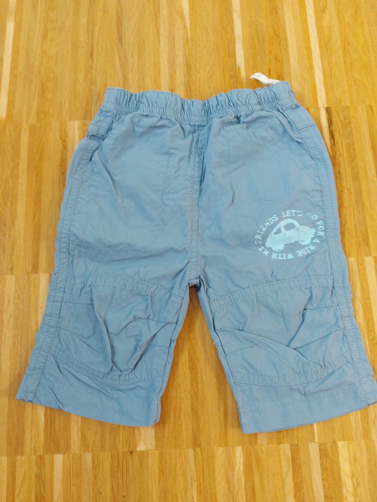 schicke blaue Babyhose im Outdoorlook Gr. 62