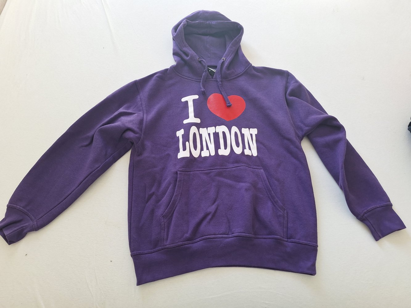Lila I love London Hoodie, Gr. S