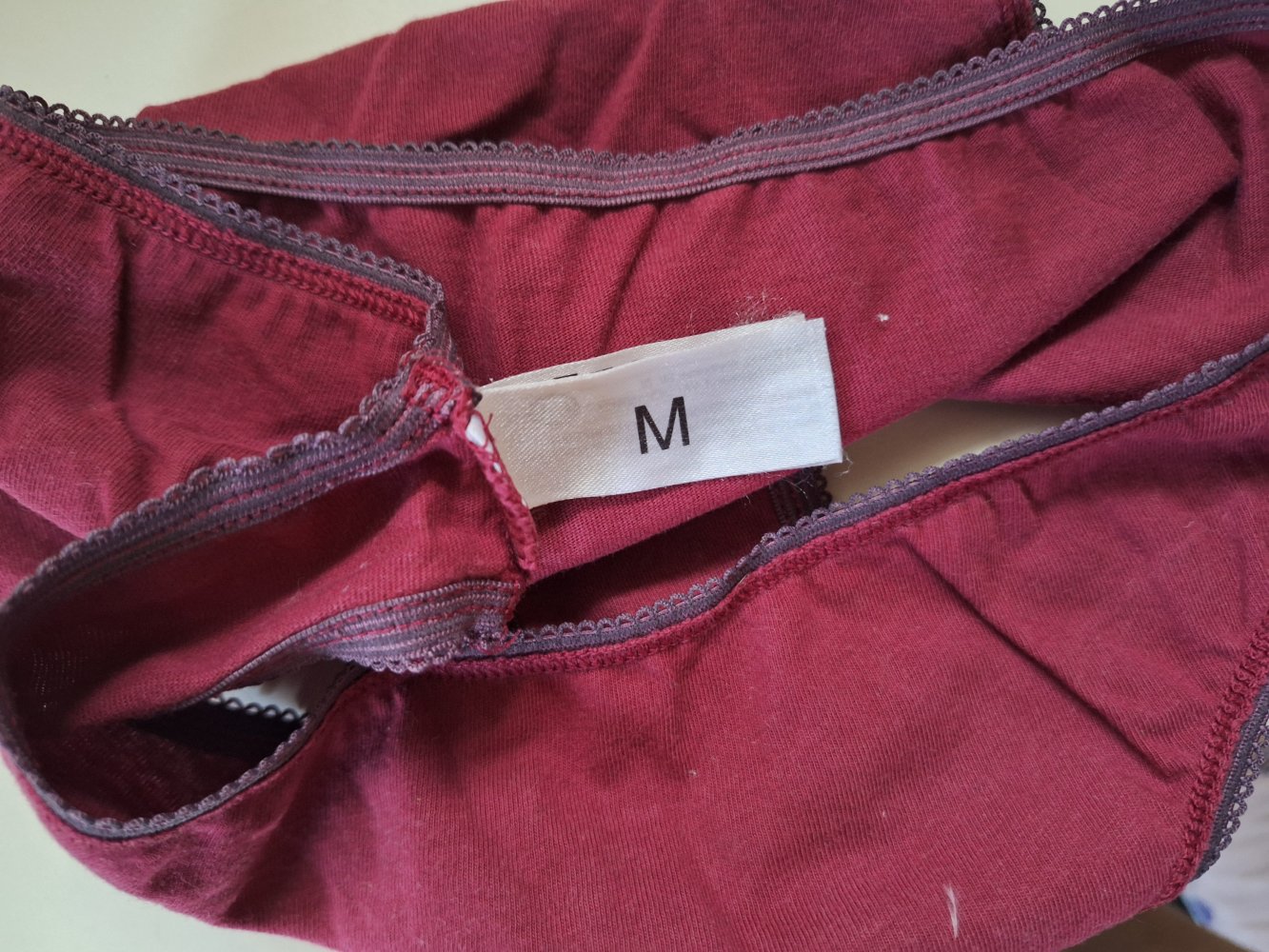 schwarze Unterhose / Schlüpfer Gr. M
