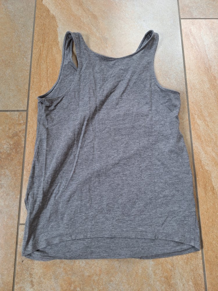 graues Umstandsshirt Gr. L Tanktop