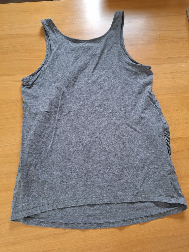 graues Umstandsshirt Gr. L Tanktop