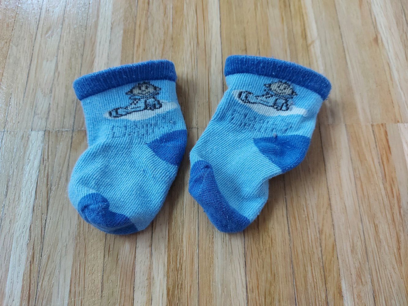 blaue Babysöckchen / Sneakersocken 