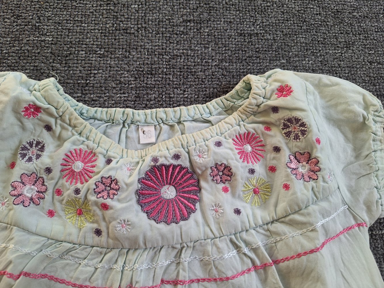 Sommershirt mit Blumen, Gr. 86
