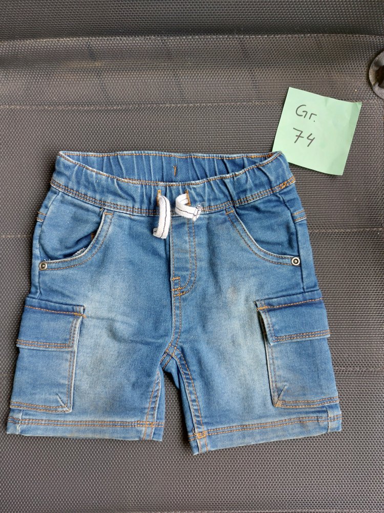 kurze Baby-Jeanshose, Gr. 74