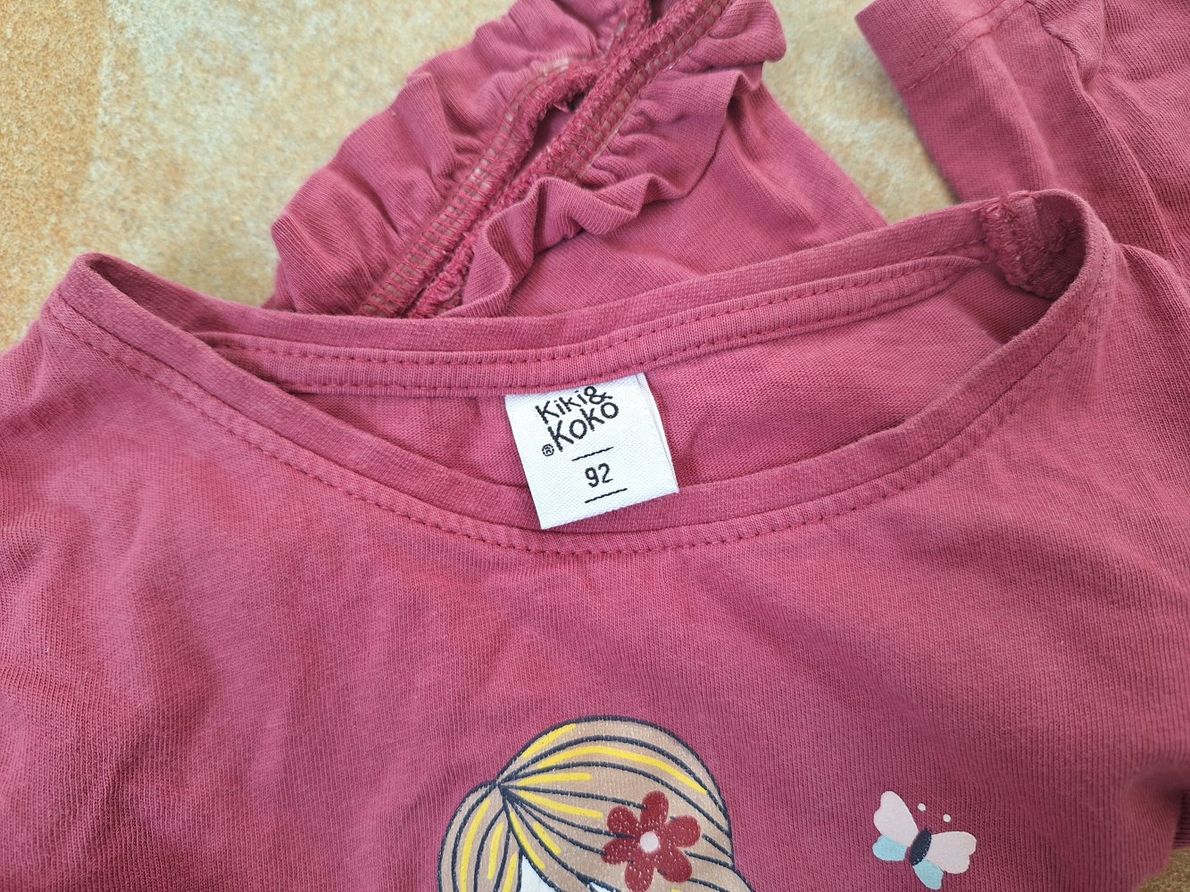 Pinker Pullover mit Einhorn, Reh usw Gr. 92