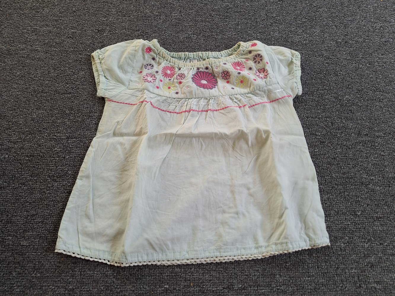 Sommershirt mit Blumen, Gr. 86