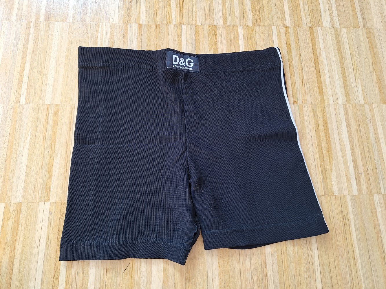kurze schwarze Sportshorts, Gr. S