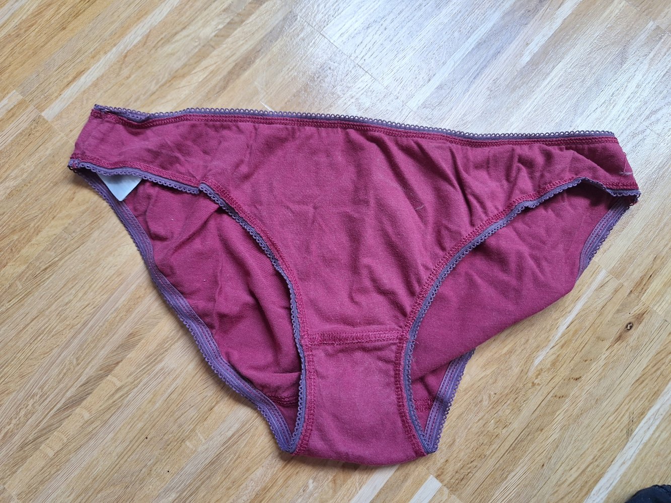 schwarze Unterhose / Schlüpfer Gr. M