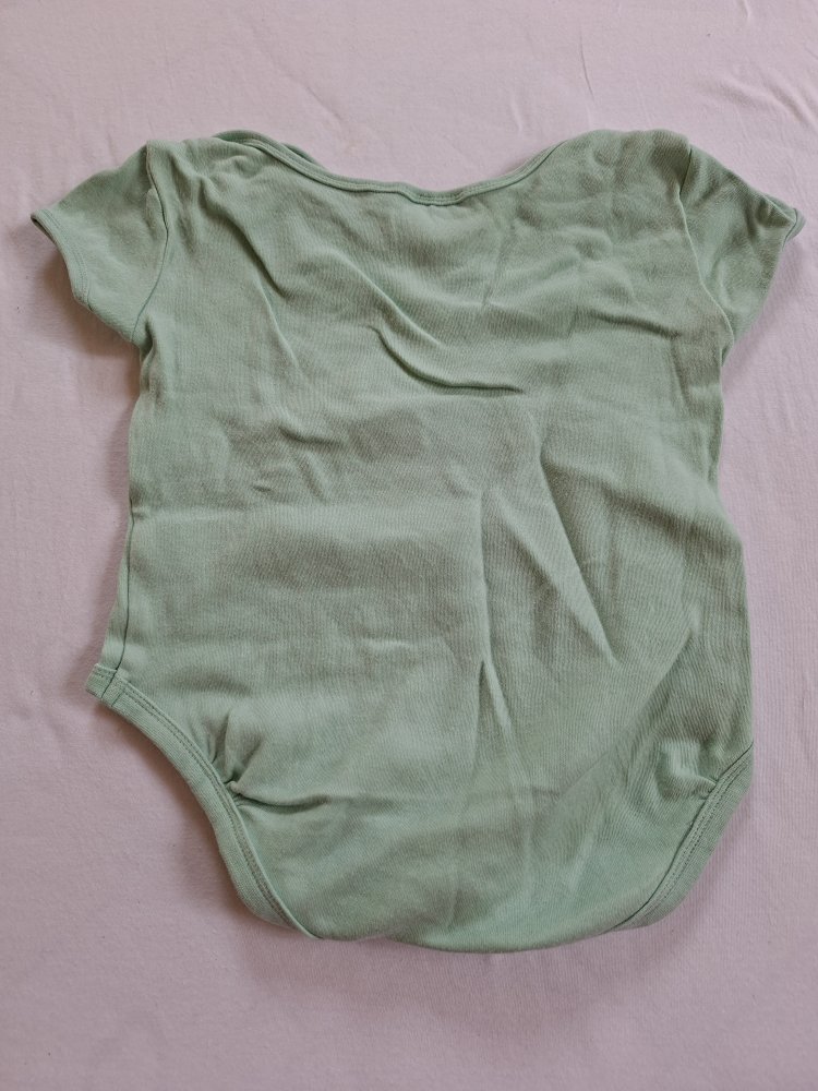 Kurzärmliger türkiser Snoopy Body 98/104 unisex
